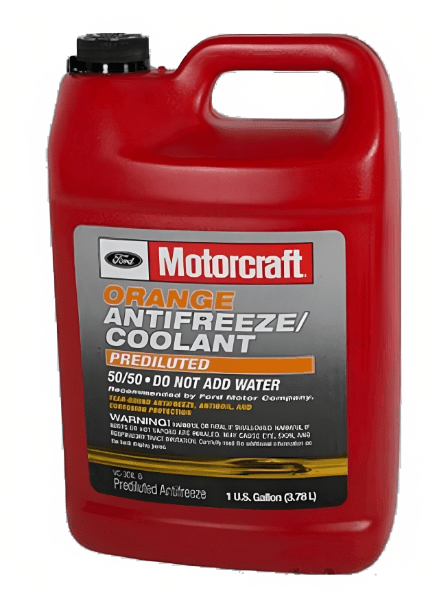1 Gallon Engine Coolant Antifreeze Motorcraft Orange/Yellow Pre diluted