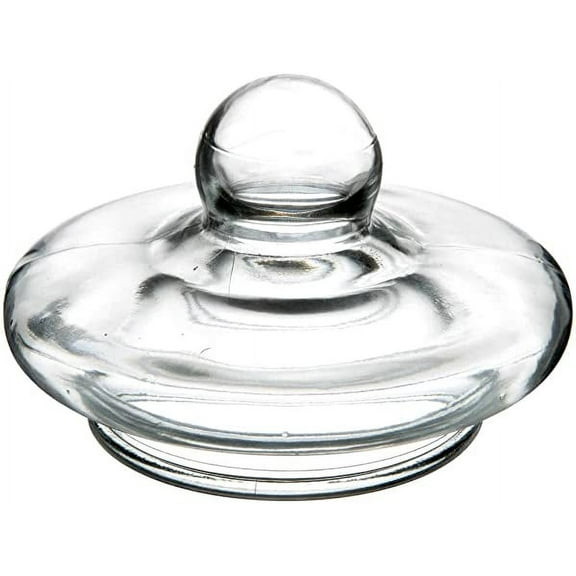 1 Gallon Glass Beverage Dispenser Lid 5 Inches; bottom diameter:3 1/2 Inches