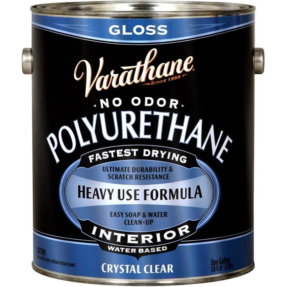 1 Gallon Gloss Interior Water-Based Diamond Polyurethane Finish 20003 [Set of 2]