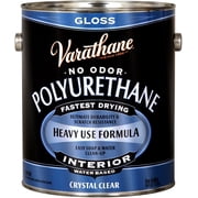 Varathane Diamond Polyurethane Interior Gloss Finish - 1 Gal, Clear, Set of 2   Exterior Wood Surfaces, UV-Resistant Formula