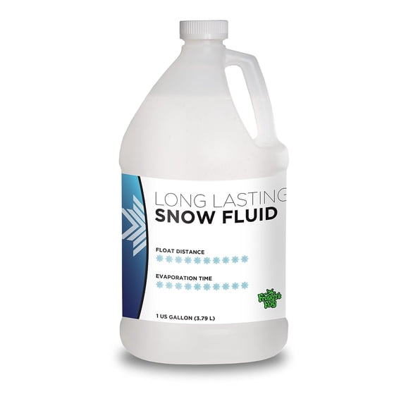 Froggy's Flakes® - LONG LASTING Snow Juice Machine Fluid by Froggy's Fog® - (75 Foot Plus Float / Drop) Slow Evaporation Formula, 1 Gallon