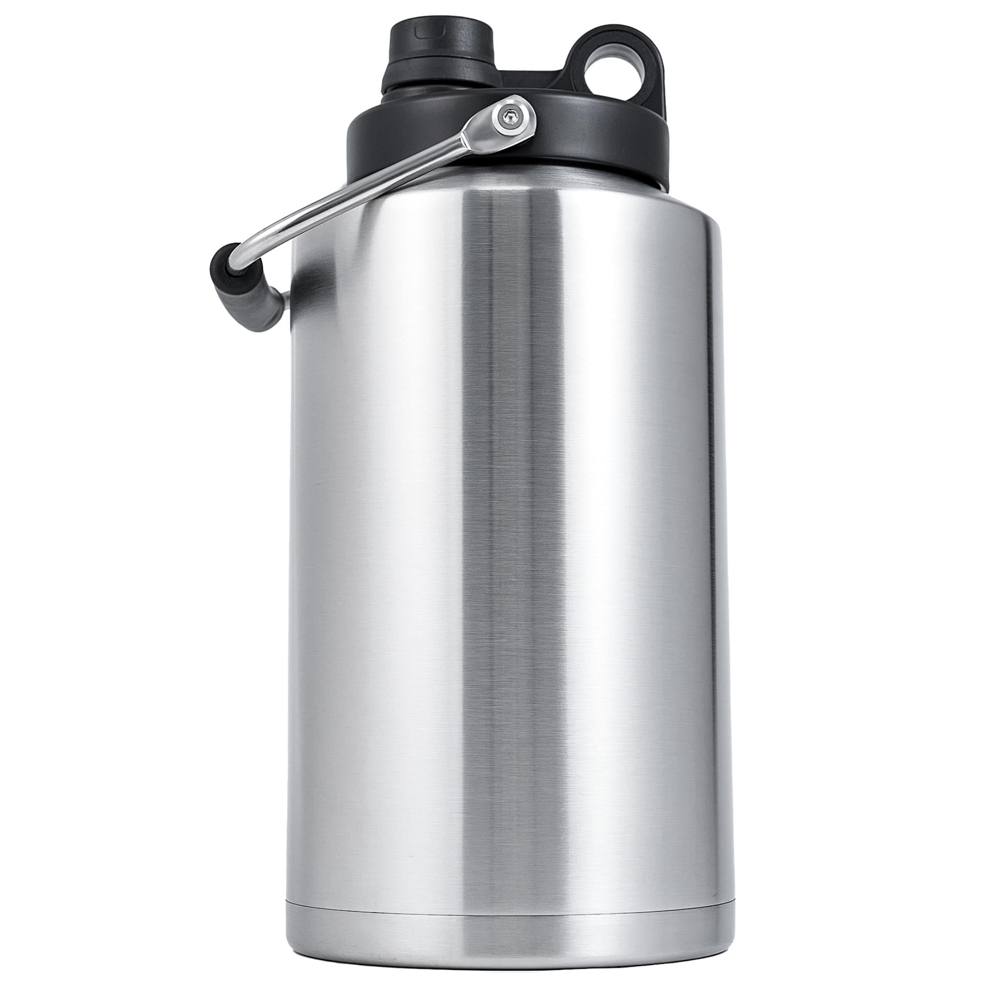1 Gallon Large Double Wall Vacuum Insulated Stainless Steel Water