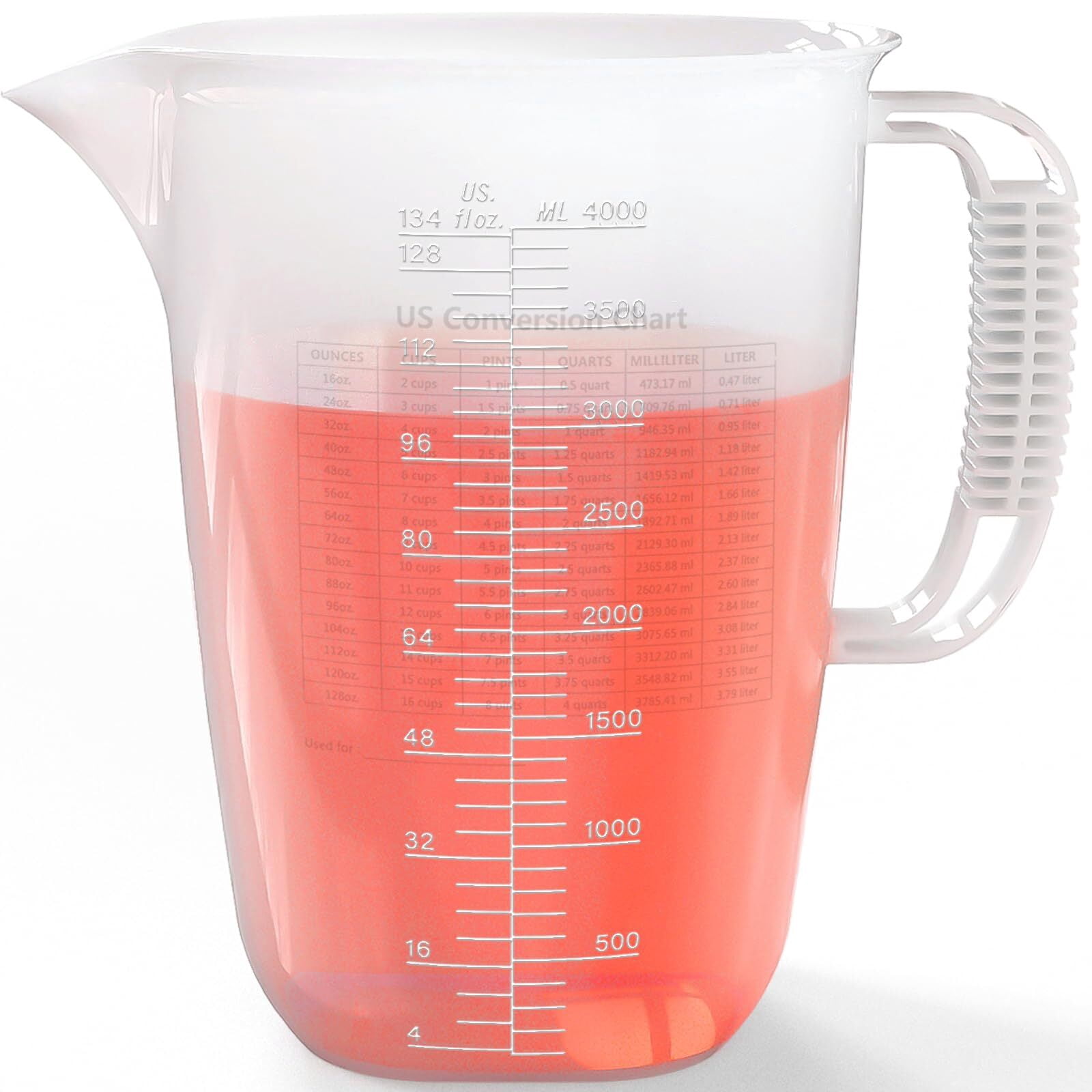 1 Gallon Measuring Pitcher, 134oz Extra TYPE1 - 1 Pitcher - Walmart.com