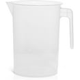 thumbnail image 1 of 1 Gallon Measuring Pitcher | 3.785 Liter Shatterproof Plastic Large Graduated Mixing Pitchers, 1 Gallon (128 Fl Oz), 1 of 4