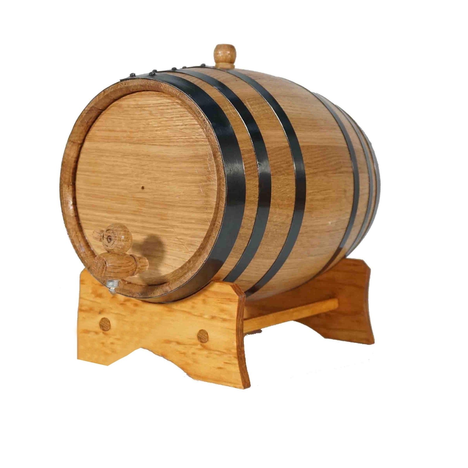 1 Gallon Oak Aging Barrel (5 Liter) with Stand, Bung and Spigot ...
