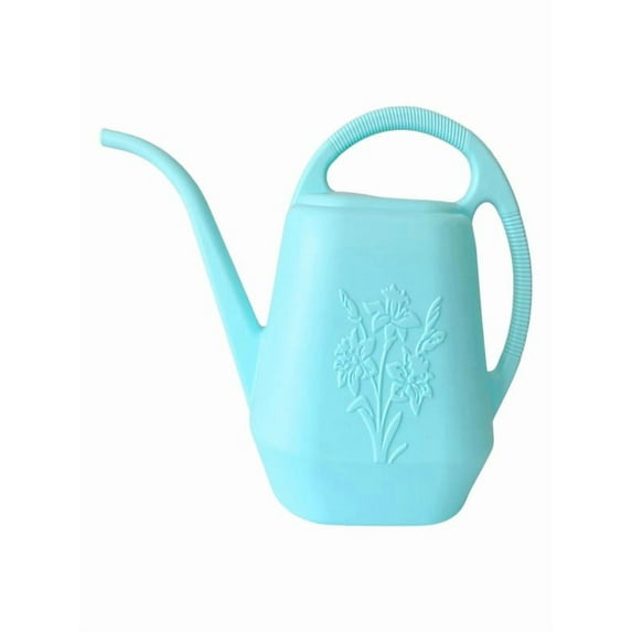 1 Gallon Plastic Watering Can - Long Spout, Ergonomic Handle, Ideal for Indoor/Outdoor Plants, Bonsai & Small Plant Care,Light Blue,1PCS
