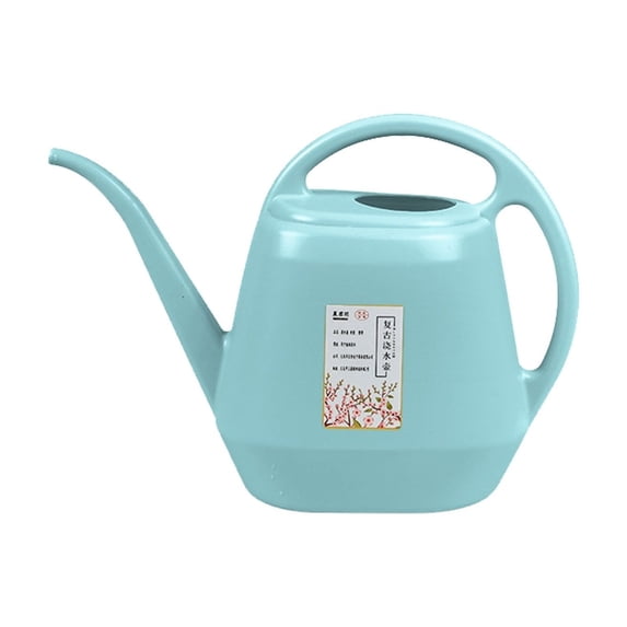 1 Gallon Plastic Watering Can with Handle and Long Spout