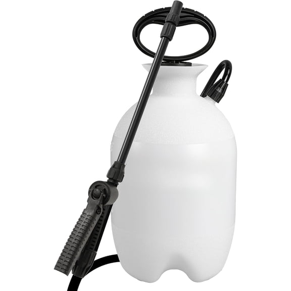 1-Gallon Pump Sprayer, SureSpray Translucent Tank with Easy Fill Funnel-Top Opening, Adjustable Cone Nozzle & 34" Long Reach Hose – Used for Fertilizer, Pesticides, Weeds & Pests