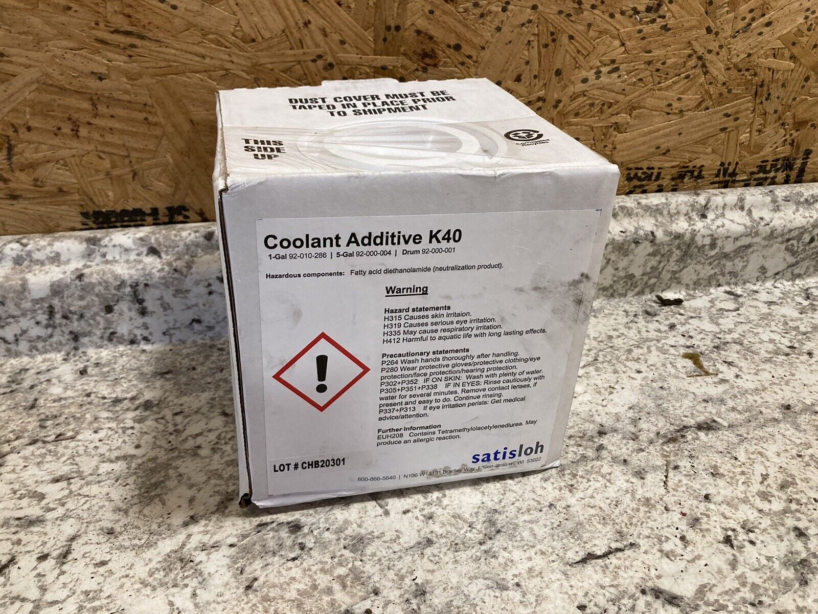 1 Gallon Satisloh K40 Coolant Additive Precision Optics Grinding Lapping