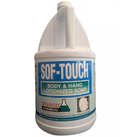 1 Gallon Sof-Touch Body & Hand Lotionized Gentle Soap, 4 Bottle