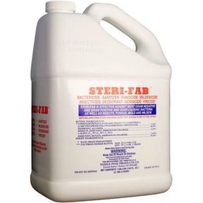 Steri-fab All-In-One Disinfectant & Insecticide Spray Kills Bed Bugs, Fleas, Mites, Roaches, Viruses, Fungi, & Odors Quick-Drying, Non-Residual, 1 Gallon Jug