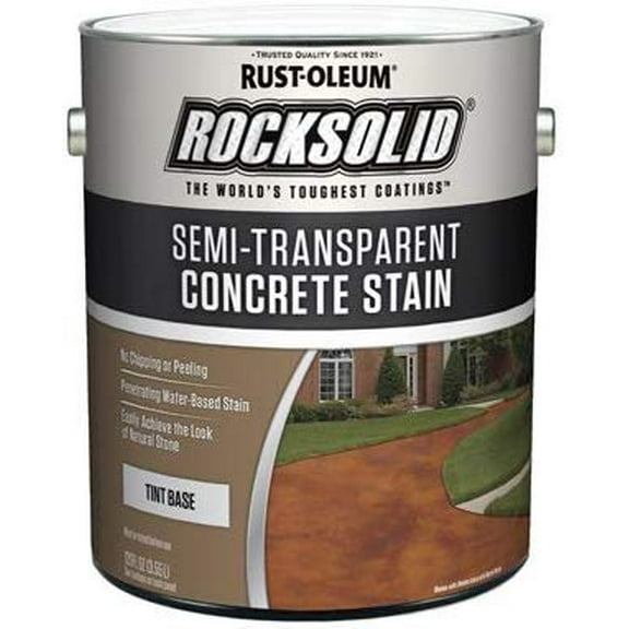 Rust-Oleum Concrete Stain Tint Base - Water-Resistant, Vibrant - 2 Pack, 1 Gal