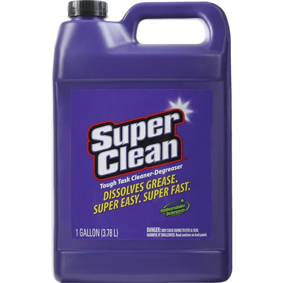 1 Gallon Tough Task Cleaner Degreaser, Full Concentrate All Purpose Cleaner, Biodegradable &, Phosphate Free by Super Clean 2 Pack