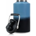 thumbnail image 1 of 1 Gallon Water Bottle Insulated Stainless Steel Keeps Ice 48Hr, Large Water Gallon Jug Wide Mouth Leakproof Vacuum for Gym, Camping, & Construction Gradient Blue, 1 of 6