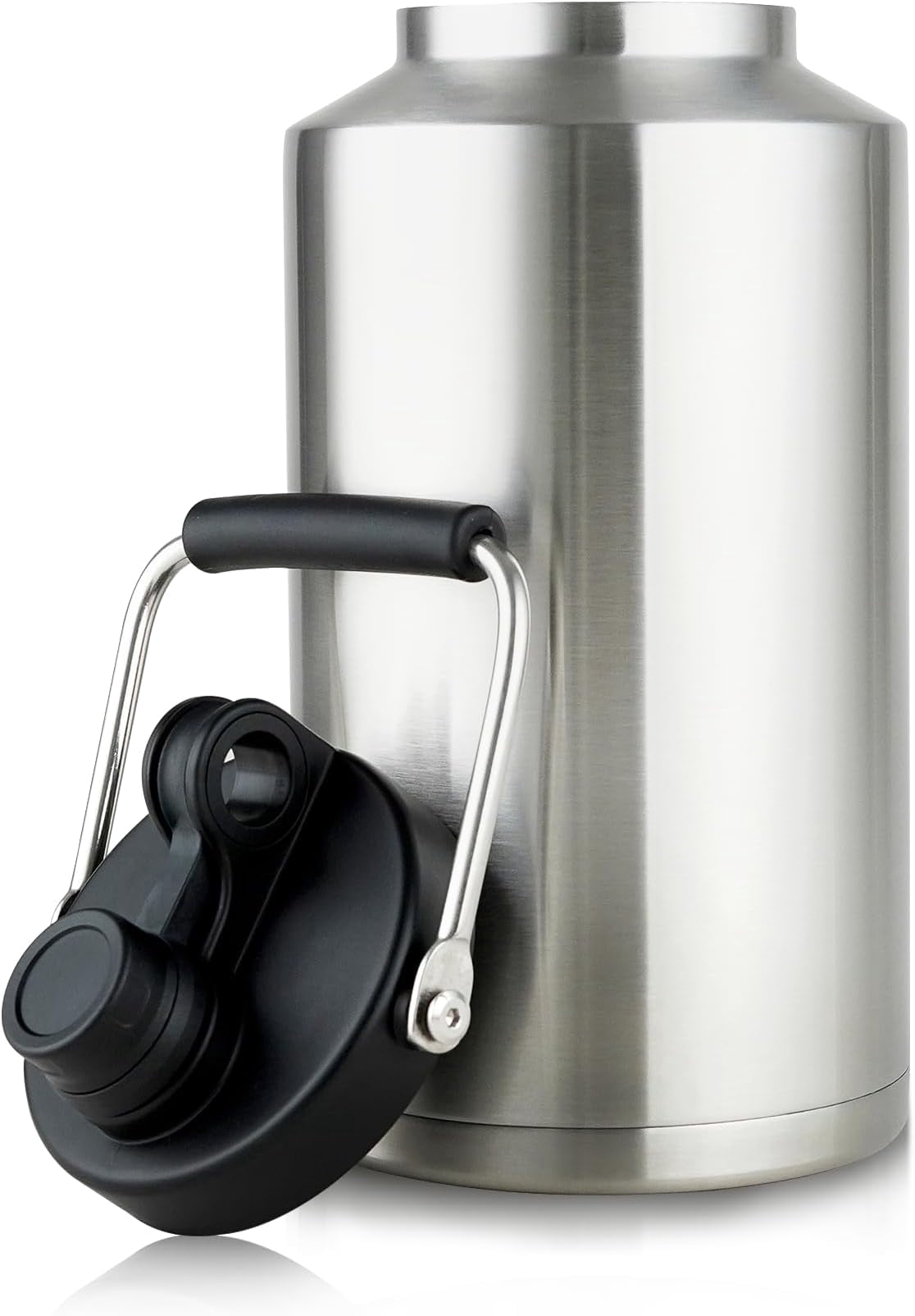 1 Gallon Water Jug Bottle Insulated, 128oz Stainless  Water Bottle Wide Mouth Double Vacuum Dishwasher Safe  for Hot & Cold Drinks Stainless Steels