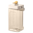 thumbnail image 1 of 1 Gallon Water Jug with Tap, Space-Saving Refrigerator Drink Dispenser, BPA-Free Plastic Cold Brew Pitcher for Lemonade Fruit Infusion at Home Gathering, 1 of 7