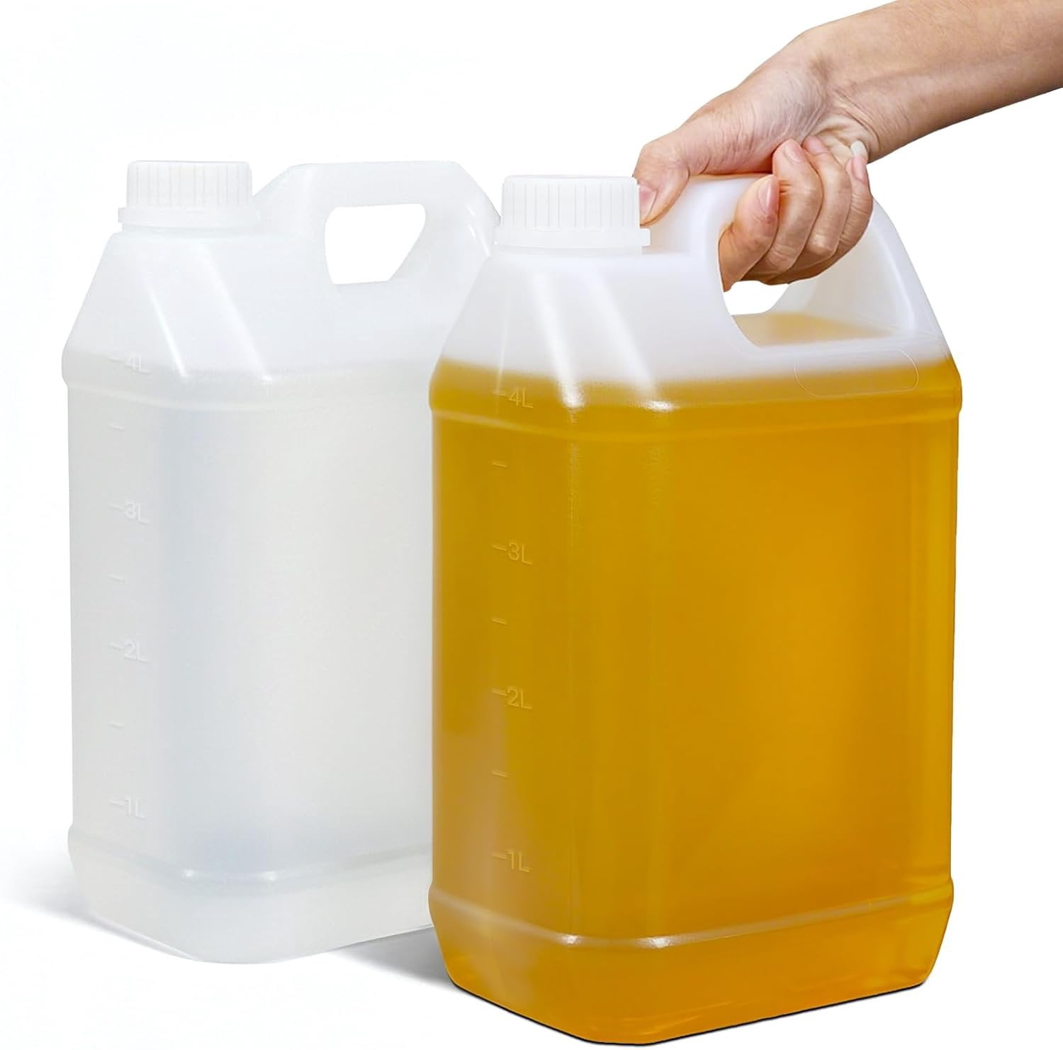 1 Gallon Water Jug, Water Oil Storage Containers Graduated Heavy Duty ...