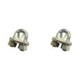 thumbnail image 1 of 1" Galvanized Drop Forged Wire Rope Clips - 2 Pack, 1 of 1