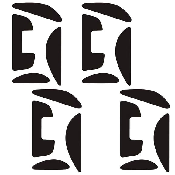 1*Games Gaming Mouse Feet 0.6MM for Logitech (G700/G700S)