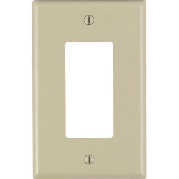 1 Gang Decora Ivory Wallplate