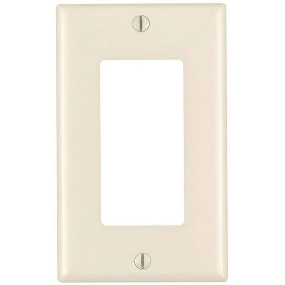 1GANG DECOR PLATE LT ALM (Pack of 1)