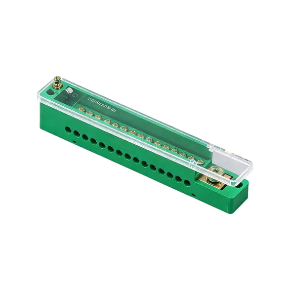 1-Gang Electrical Junction Box, 2-In 8-Out & 12-Out Terminal Block Wire Splitter Connection Device For Household Wiring Projects