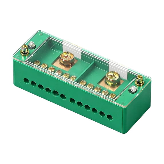1-Gang Electrical Junction Box, Two-In Eight-Out & Twelve-Out Wire Splitter Terminal Block, Household Cable Connection Device