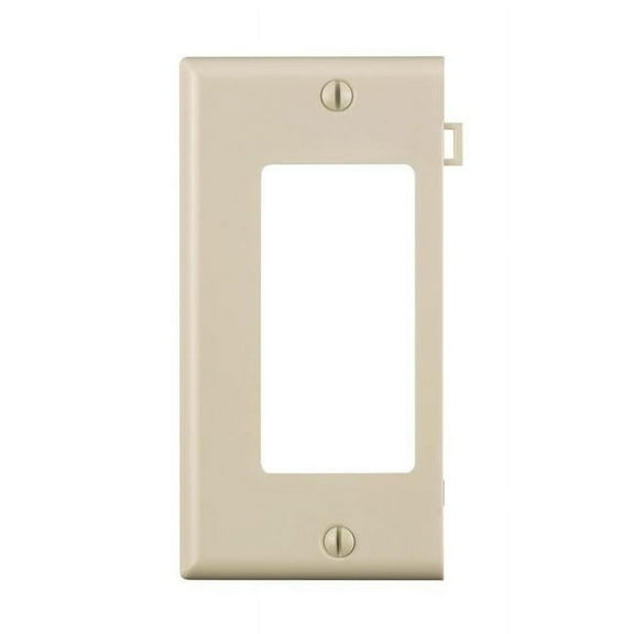 1 Gang Light Almond Decora End Panel Sectional Wall Plate
