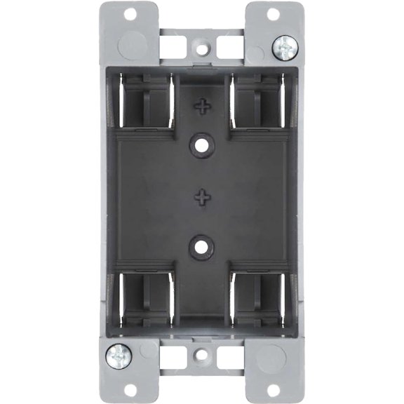 1-Gang PVC Old Work Electrical Outlet Box (1-pack) | 14 cu. in. Plastic Junction Box for Swites, GFCI, or Duplex Recta Outlet | Old Work Electrical Box for Improvement