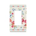 thumbnail image 1 of 1-Gang Screwless Pioneer Floral Decorative Wall Plates,Size 1-Gang 2.9"W x 4.7"H,Unbreakable Thermoplastic Faceplate Cover for Kitchen Living Room Bedroom Decorator Receptacle Outlet Switch, 1 of 7