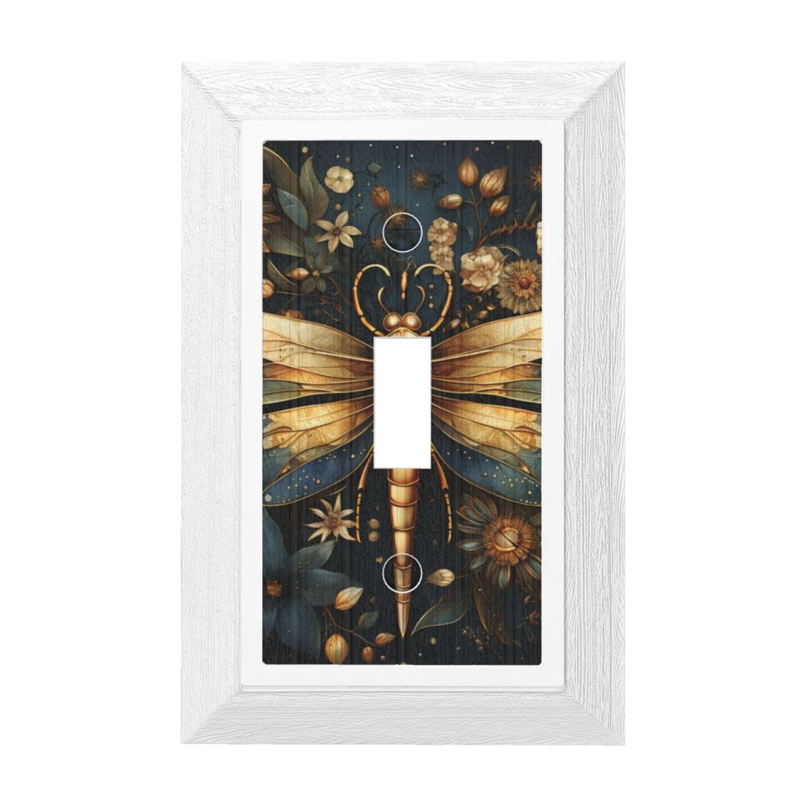 Wall Rextures 1-Gang Single Toggle Wall Plate, Wood Grain Texture Polycarbonate ...