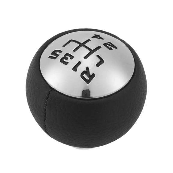 1 * Gear Shift Knob-bright silver & black
