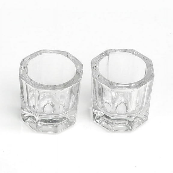 1* Glass Dappen Dish/Crystal Octogonal Cups Pot Acrylic Nail Art Liquid -2025 D7H9