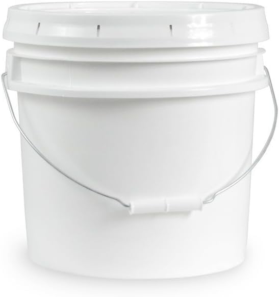 5 Gallon Pink Plastic Bucket Only - Durable 90 Mil All Purpose Pail - Food  Grade Buckets NO LIDS Included - Contains No BPA Plastic - Recyclable - 1