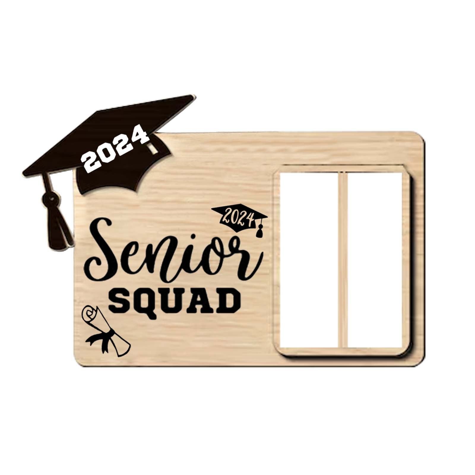 1 Graduation Gift Box Wooden Graduation Card Box Box 2024 Level