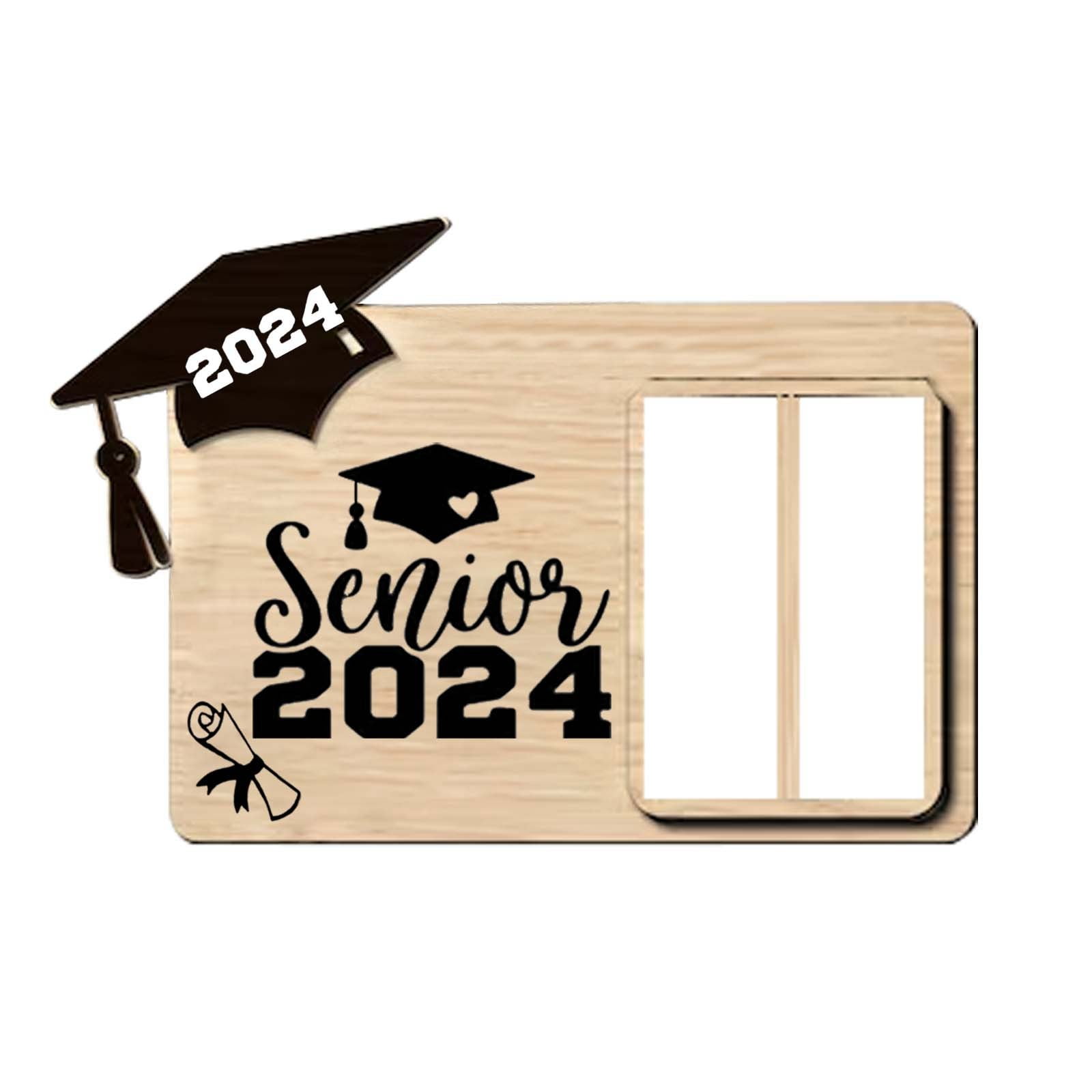 1 Graduation Gift Box Wooden Graduation Card Box Box 2024 Level
