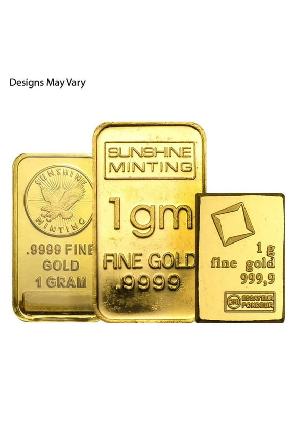 1 Gram Generic Gold Bar .999+ Fine (Secondary Market)