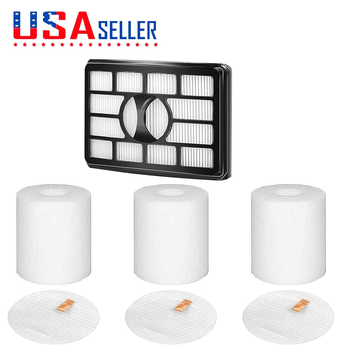 1 HEPA 3 Foam & Felt Filters for Shark Rotator Pro LiftAway NV500 HEPA