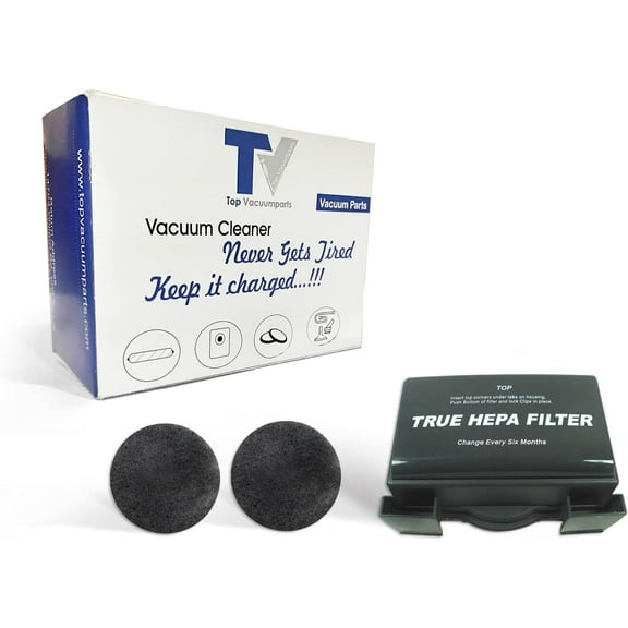 1 HEPA Filter & 2 Foam Filter Replacement for Eureka Sanitaire HF-8 MM Mighty Mite 3679A, 3679B, 3682A, 3682B, 3682D, 3684A, 3684B, 3685B, 3684F, 3685A Model, Compare to Parts 60666, 38333