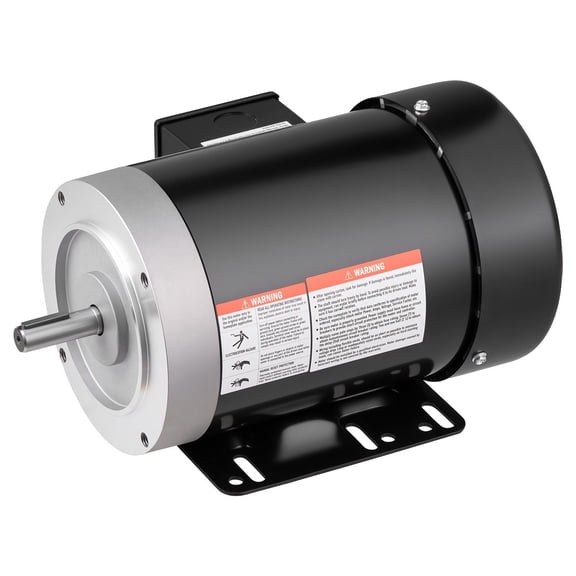 1 HP 1725 RPM Electric Motor for Air Compressor CW CCW Rotation 5 8 Inch Shaft Diameter 1 88 Inch Shaft Length 4 1 N m Torque Three Phase TEFC Cooling 230V 460V 56C Frame