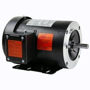 1 HP Electric Motor 3 Phase 56C Frame 3600 RPM TEFC 208 230 / 460 Volt NATE1-36-56CB