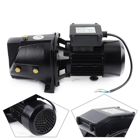 1 HP Shallow Well Jet Pump w/Pressure Switch 750W 1 HP Jet Pump Agri-cultural Pump 4000L/H High Pressure Self-Priming Water Booster Pump For Garden Water Well Supply 17.5GPM