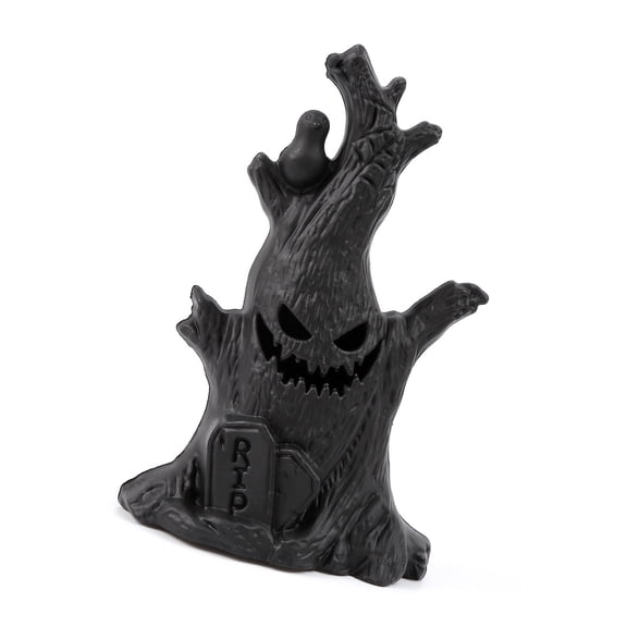 1. Halloween Ghostly Tree Stump LED Light-Up Decoration Indoor Outdoor Party Centerpiece Accessory