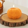 thumbnail image 1 of Under $1 Halloween Pumpkin Candles Fall Pumpkin Shaped Scented Candle Cute Handmade Pumpkin Natural Candle Gifts for Thanksgiving Halloween Party Supplies, 1 of 6