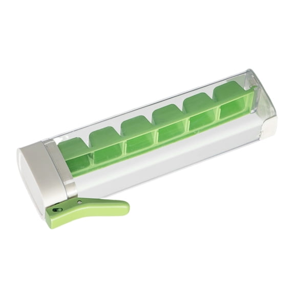 1 Hand Operated PP Ice Cubes Tray Flexible Ice Mold For Easily Ice Making
