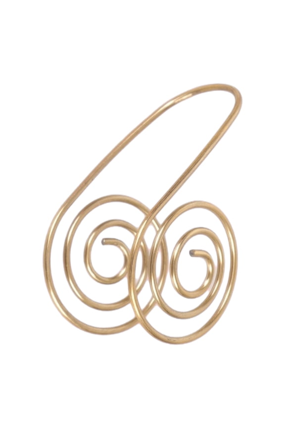 1. Handmade Helical Copper Cuff Adjustable Energy Jewelry for Grounding Men Women Daily Wear