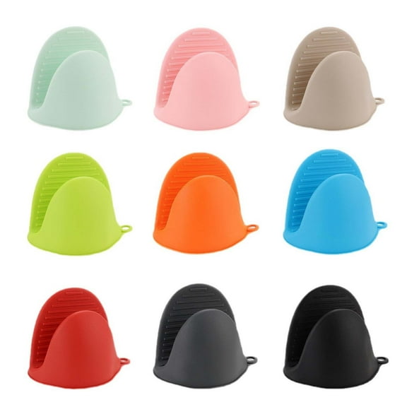 1*Heat-Proof Clip Clearance! Mini Oven Gloves Silicone Heat Cooking Pinch Potholder for Kitchen Cooking & Baking Food Clips