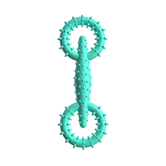 1. Heavy-Duty Rubber Chew Toy for Aggressive Chewers - Interactive Teeth & Mind Engagement Pet Toy