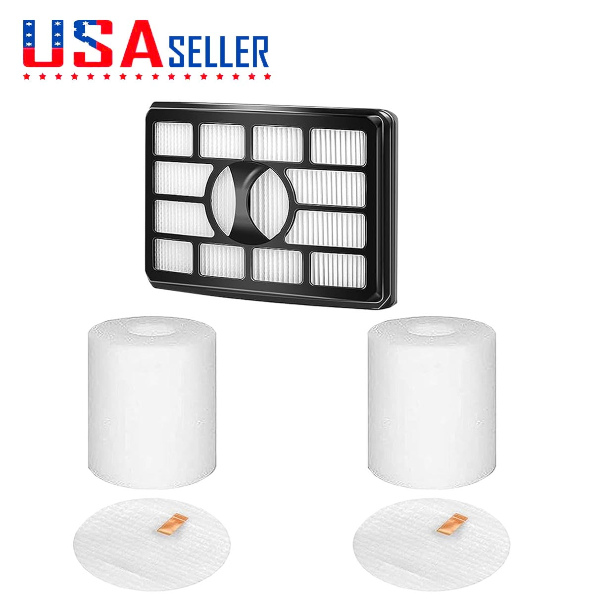 1 Hepa Filter & 2 Foam Filter Replacement Kit for Shark Rotator Pro