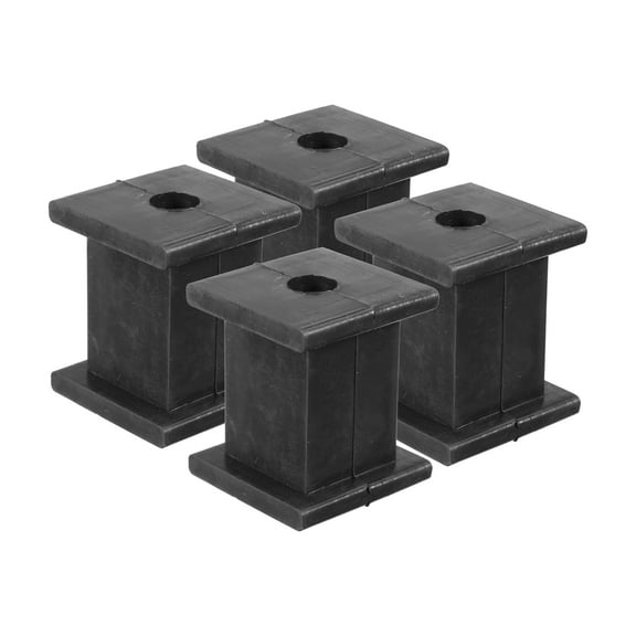 1 Hole 10mm ID Muffler Exhaust Hanger Bushing Rubber Mount Bracket Car Tail Pipe Bushings Kit 4pcs